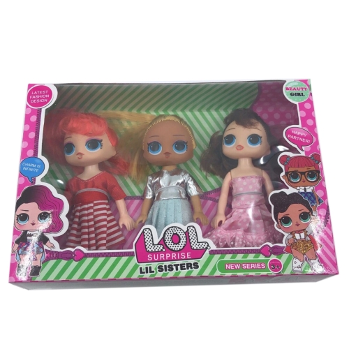 LOL Surprise LIL Sister 3 papusi 