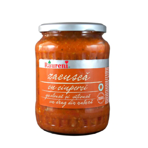 Zacusca ciuperci, 700 g, Raureni Conserve Raureni