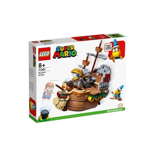 LEGO Super Mario - Set de extindere Nava zburatoare a lui Bowser 71391, 1152 de piese
