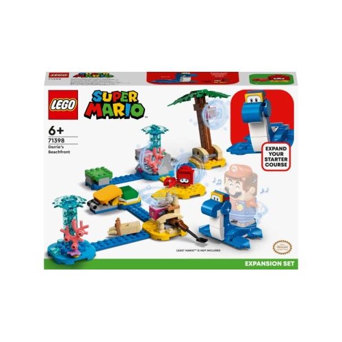 LEGO Super Mario - Set de extindere Plaja lui Dorrie 71398, 229 de piese