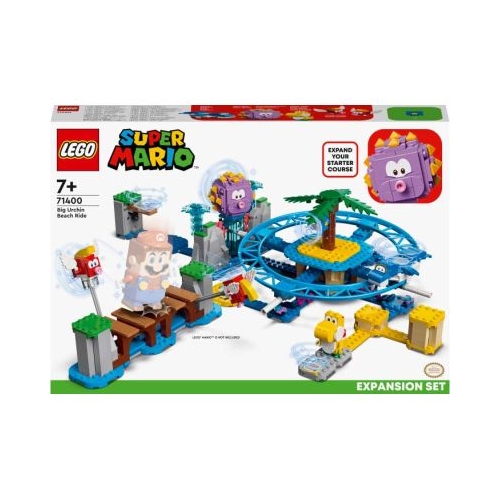 LEGO Super Mario - Set de extindere Excursie pe plaja cu Ariciul mare 71400, 536 de piese LEGO Super Mario Lego