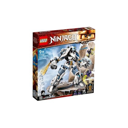 LEGO Ninjago - Lupta cu robotul de titan a lui Zane 71738, 840 de piese