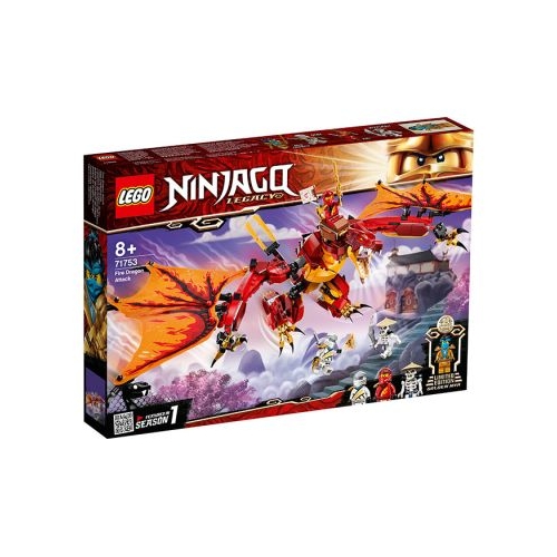 LEGO Ninjago - Atacul Dragonului de Foc 71753, 563 de piese