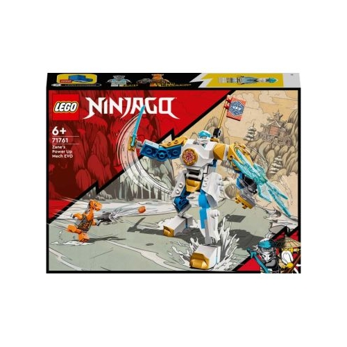 LEGO NINJAGO - Robotul EVO Power Up al lui Zane 71761, 95 de piese