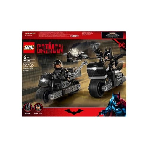 LEGO DC Batman - Urmarirea cu motocicleta Batman si Selina Kyle 76179, 149 de piese LEGO Super Heroes DC Lego grupdzc
