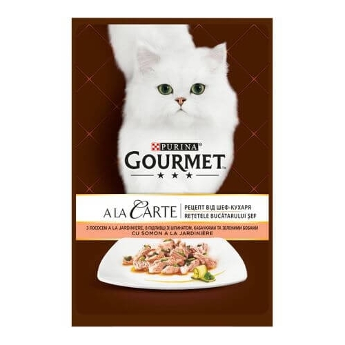 Purina Gourmet cu Somon a la Jardiniere, 85 gpe grupdzc.ro✅. Descopera gama copleta de produse la oferte speciale✅!