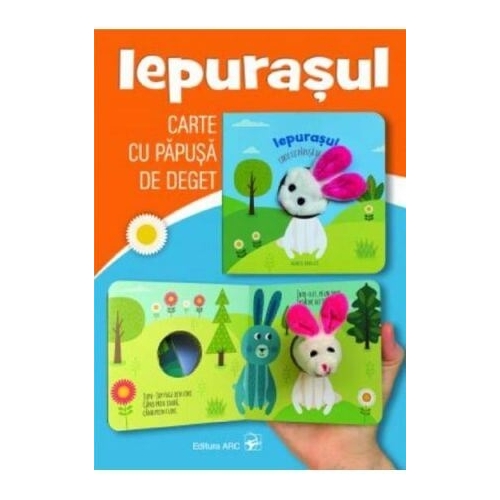 Iepurasul. Carte cu papusa de deget