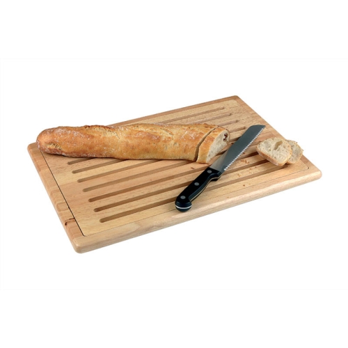 Suport din lemn, pentru taiat paine, tava pentru firimituri si gratar