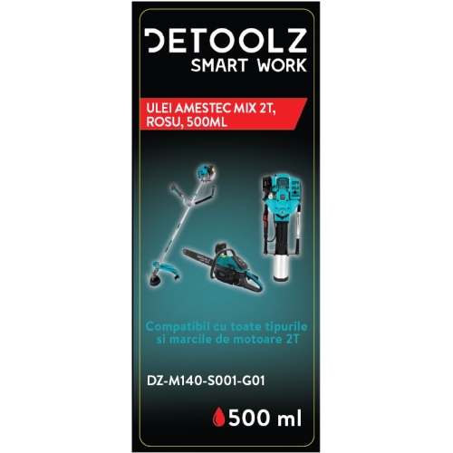 Ulei amestec MIX 2T ROSU 500ml