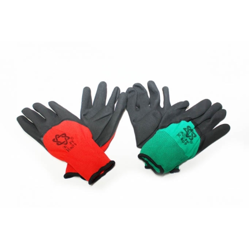 Manusi SPUMA verzi, rosii