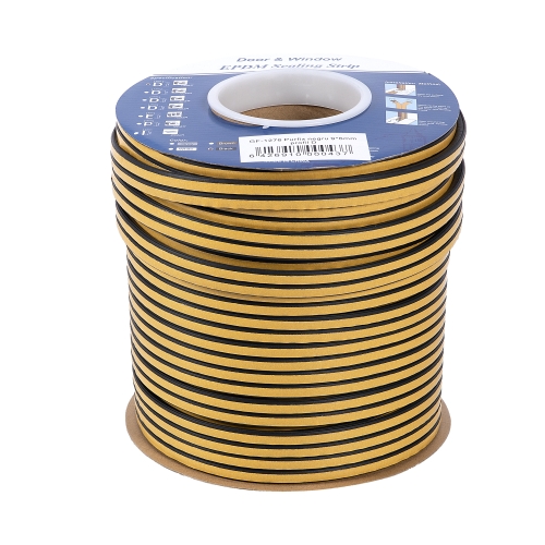 Banda Etansare Purfix 9*6 mm profil D NEGRU