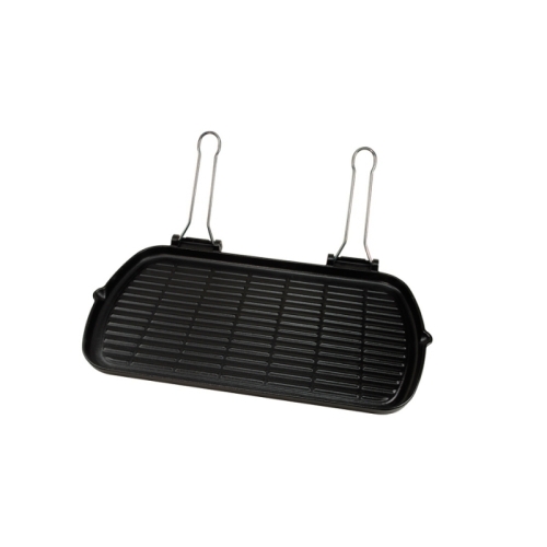 Gratar rectangular, fonta emailata, dimensiuni 270x500mm