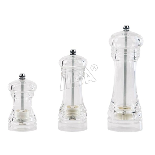 Rasnita sare/piper, acril, inaltime 100mm