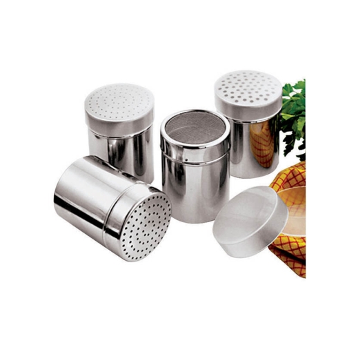 Pudriera pentru zahar, rotunda, inox, diametru 70 mm, inaltimea 90mm
