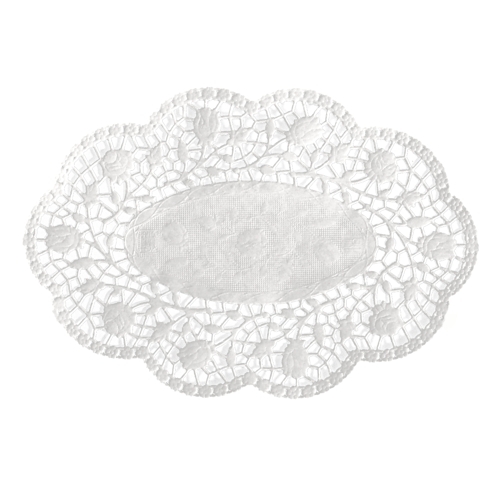 Set 500 suport pentru prajituri, culoare alb, dimensiuni 180x130mm