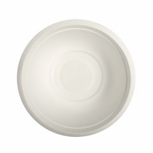 Set 50 boluri, capacitate 500ml, culoare alba, din trestie de zahar