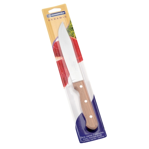 Cutit macelar, inox, maner din lemn tratat