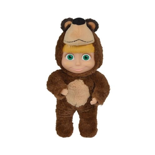 Masha 2in1 papusa 25 cm in costum de urs, Masha