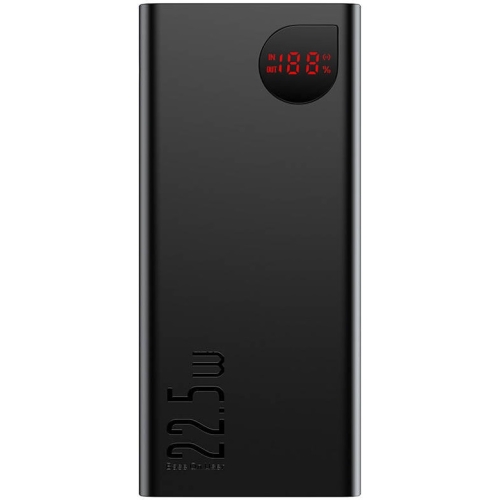 Baterie externa Baseus Adaman, 20.000 mAh, 22.5 W, Power Delivery, QC 3.0, Negru