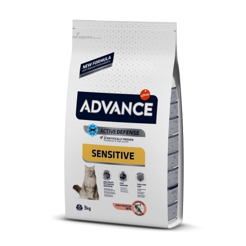Hrana uscata Pisici Adulte, Somon, 3 kg, Advance Cat Sensitive