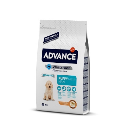 Hrana uscata Caini, 3 kg, Advance Maxi Puppy Protect