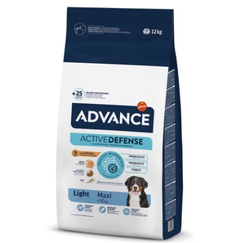 Hrana uscata Caini, 12 kg, Advance Dog Maxi Light