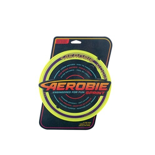 Disc zburator construit pentru viteza, galben, 25 cm, Swimways Aerobie