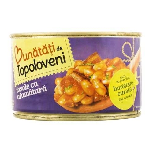 Bunatati de Topoloveni Fasole cu afumatura, 400 gpe grupdzc.ro✅. Descopera gama copleta de produse la oferte speciale✅!