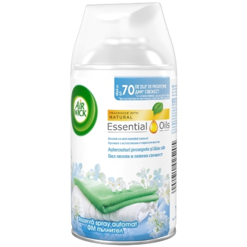 Air Wick Rezerva Essential Oils Freshmatic Cool Linen, 250 ml. Produse pentru casa