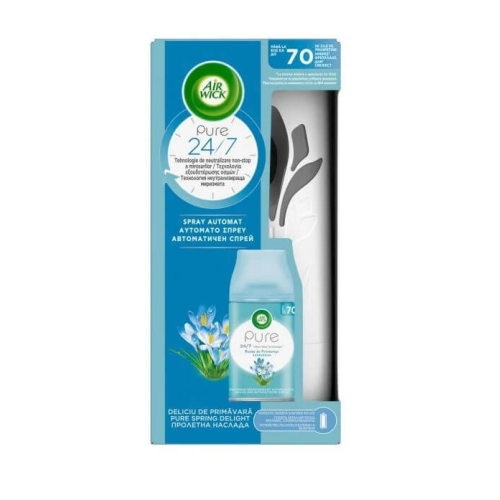 Air Wick aparat+rezerva, 250ML Pure Deliciu de primavara 