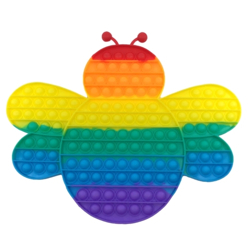 Jucarie antistres din silicon Pop it now and flip albinuta multicolora, FLIPPY