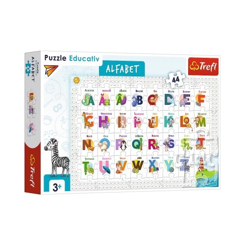 Puzzle educational alfabetul