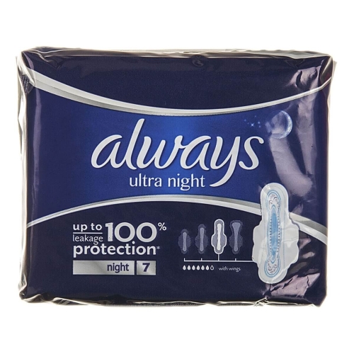 Always Ultra Night tampoane (7 buc). Produs de igiena personala