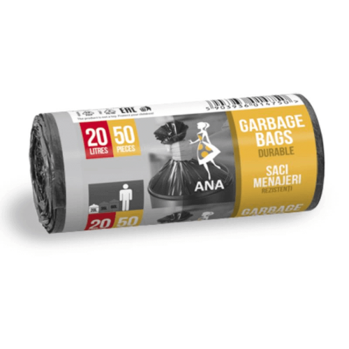 Ana Saci menajeri negri, 20 litri, 50 buc. Produs de curatenie si baie