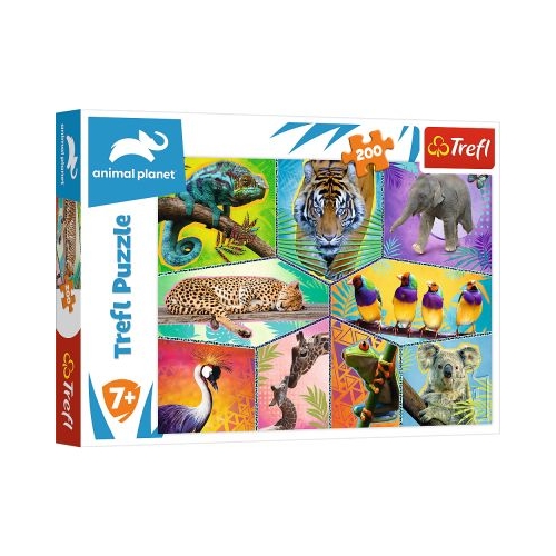 Puzzle animal planet - o lume exotica 200 piese