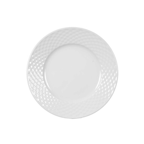 Farfurie pentru desert, model impletitura