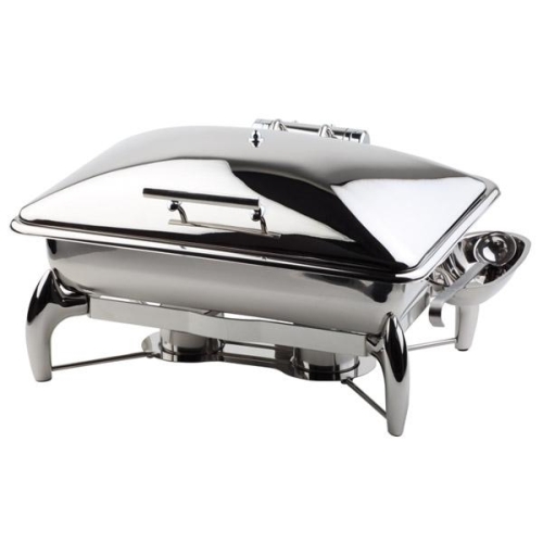 Chafing dish, cu capac inox, capac hidraulic, capacitate 9 litri