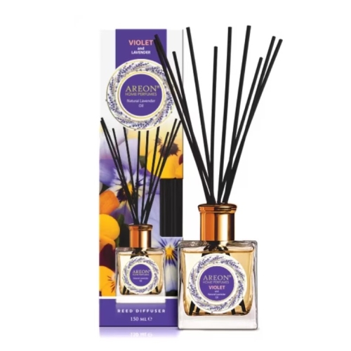 Odorizant camera cu betisoare Violet and Lavender, 150 ml  Areon Home Parfumes