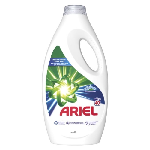 Detergent de rufe lichid Mountain Spring, 40 spalari Ariel
