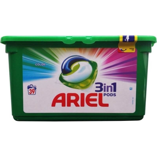 Ariel Detergent capsule Color 3in1 pods, 39 spalaripe grupdzc.ro✅. Descopera gama copleta de produse la oferte speciale✅!