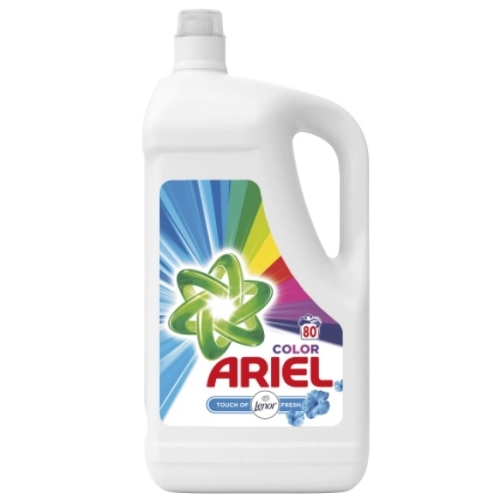 Ariel detergent lichid pentru haine/rufe, Touch of Lenor fresh Color, 80 spalari, 4.4 l