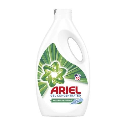 Ariel Detergent lichid pentru haine/rufe, Mountain Spring, 40 spalari, 2.2L