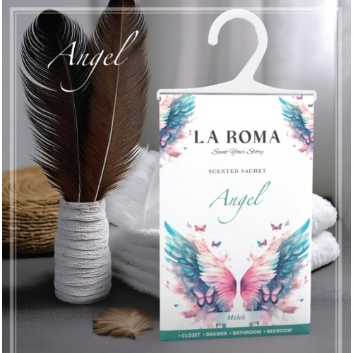 Odorizant de dulap, saculet parfumat Melek (Angel), 26 g, La Roma
