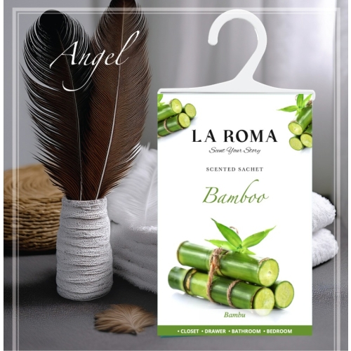 Odorizant de dulap, saculet parfumat Bambus, 26 g, La Roma