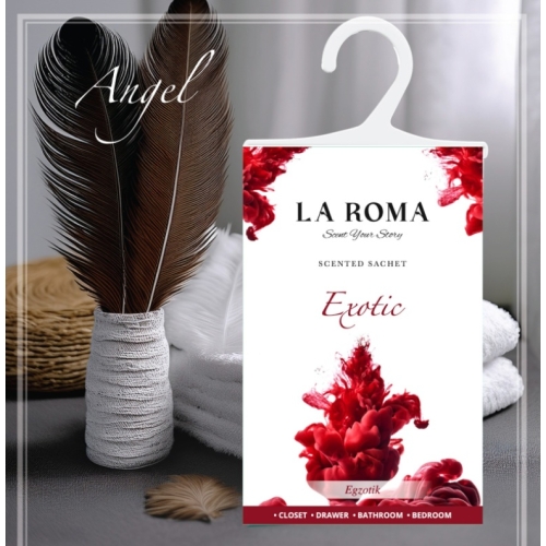 Odorizant de dulap, saculet parfumat Exotic, 26 g, La Roma