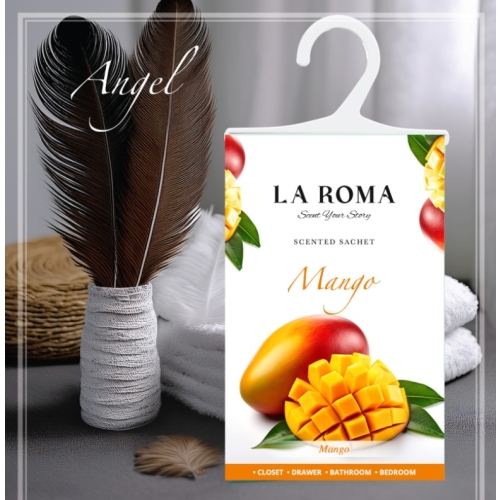 Odorizant de dulap, saculet parfumat Mango, 26 g, La Roma