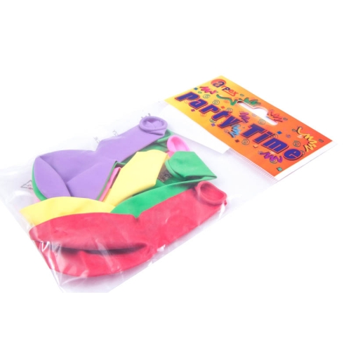 Baloane party, colorate, ambalaj 6 bucati, dimeniune  240 mm