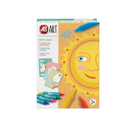 Set de pictura As Art Primele mele creioane cerate, As games