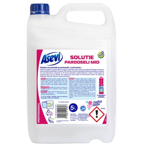 Asevi Solutie pardoseli Mio, 5L. Produs pentru igienizarea casei