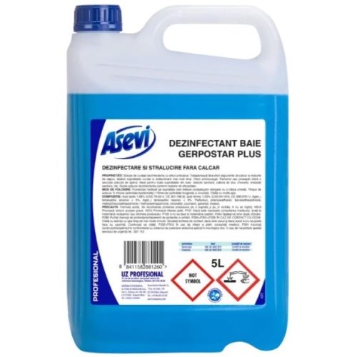 Asevi profesional dezinfectant baie gerpostar plus, 5L